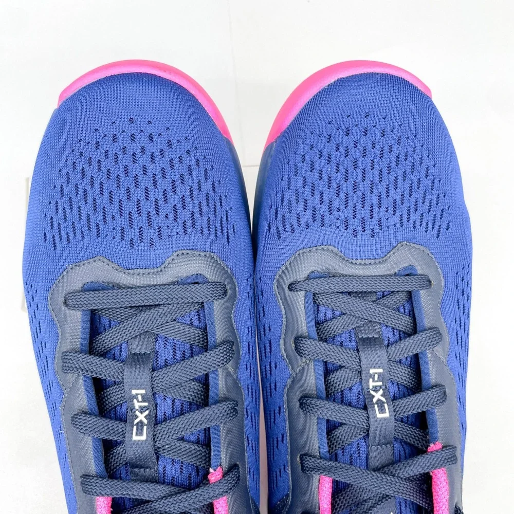 TYR CXT-1 Trainer Mens 10.5 Blue Pink Athletic Gym Shoes Sneakers CrossFit HIIT - Picture 7 of 11